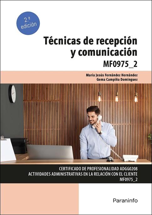 TECNICAS DE RECEPCION Y COMUNICACION | 9788413679266 | FERNANDEZ HERNANDEZ, MARIA JESUS