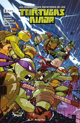 ASOMBROSAS AVENTURAS DE LAS TORTUGAS NINJA 02, LAS | 9788419586681 | Q WALKER, LANDRY