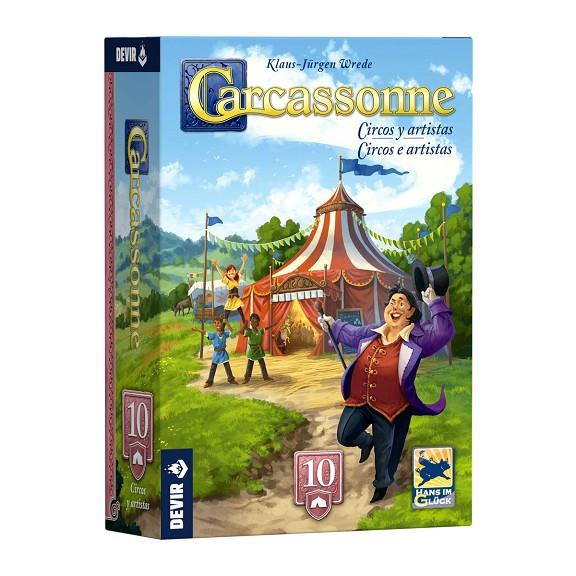 EXPANSIÓN CARCASSONNE 10 - CIRCOS ARTISTAS | 8436607949831