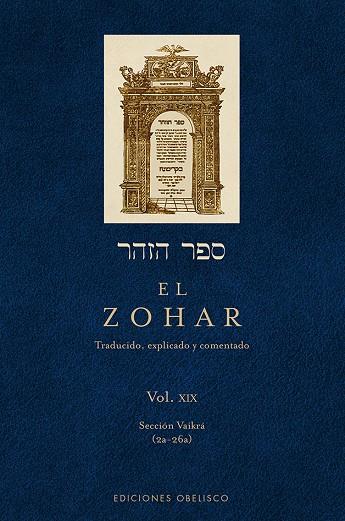 ZOHAR, EL (VOL. 19) | 9788416192281 | ANÓNIMO