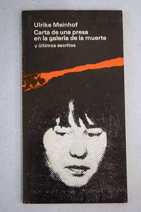 CARTAS A UNA PRESA | 9788474260359 | MEINHOF, ULRIKE