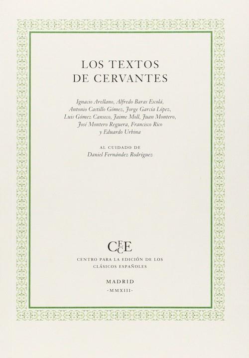 TEXTOS DE CERVANTES, LOS | 9788461692590 | FERNANDEZ RODRIGUEZ, DANIEL