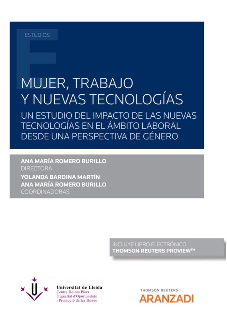 MUJER, TRABAJO Y NUEVAS TECNOLOGIAS | 9788413909240 | ROMERO BURILLO, ANA MARIA