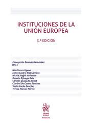 INSTITUCIONES DE LA UNIÓN EUROPEA 3ª EDICIÓN 2020 | 9788413559421 | ESCOBAR HERNÁNDEZ, CONCEPCIÓN