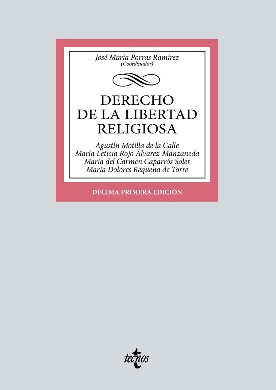 DERECHO DE LA LIBERTAD RELIGIOSA | 9788430990658 | PORRAS RAMÍREZ, JOSÉ MARÍA / MOTILLA DE LA CALLE, AGUSTÍN / ROJO ÁLVAREZ-MANZANEDA, MARÍA LETICIA