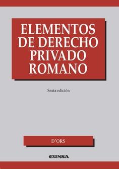 ELEMENTOS DE DERECHO PRIVADO ROMANO | 9788431331627 | D'ORS, ÁLVARO