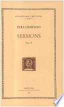 SERMONS -  V | 9788472257412 | CRISOLEG, PERE