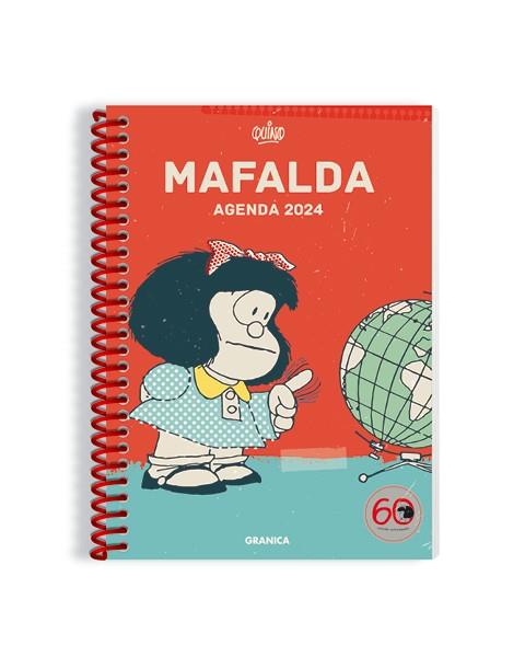 AGENDA MAFALDA ANILLADA COLUMNAS ROJA 2024 | 9789878935720 | QUINO