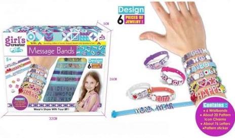 MESSAGE BANDS. SET PULSERAS CON MENSAJE | 8421692003384