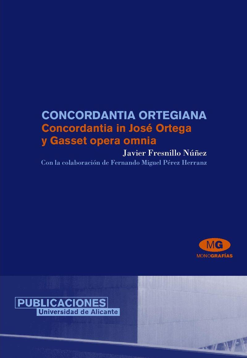 CONCORDANTIA ORTEGIANA | 9788479088019 | FRESNILLO NÚÑEZ, JAVIER