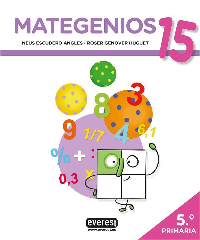 MATEGENIOS 15 | 9788413660103 | ESCUDERO ANGLÔS, NEUS / GENOVER HUGUET, R.