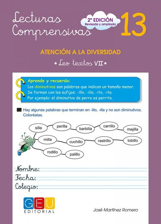 LECTURAS COMPRENSIVAS 13 | 9788499151441 | MARTÍNEZ ROMERO, JOSÉ