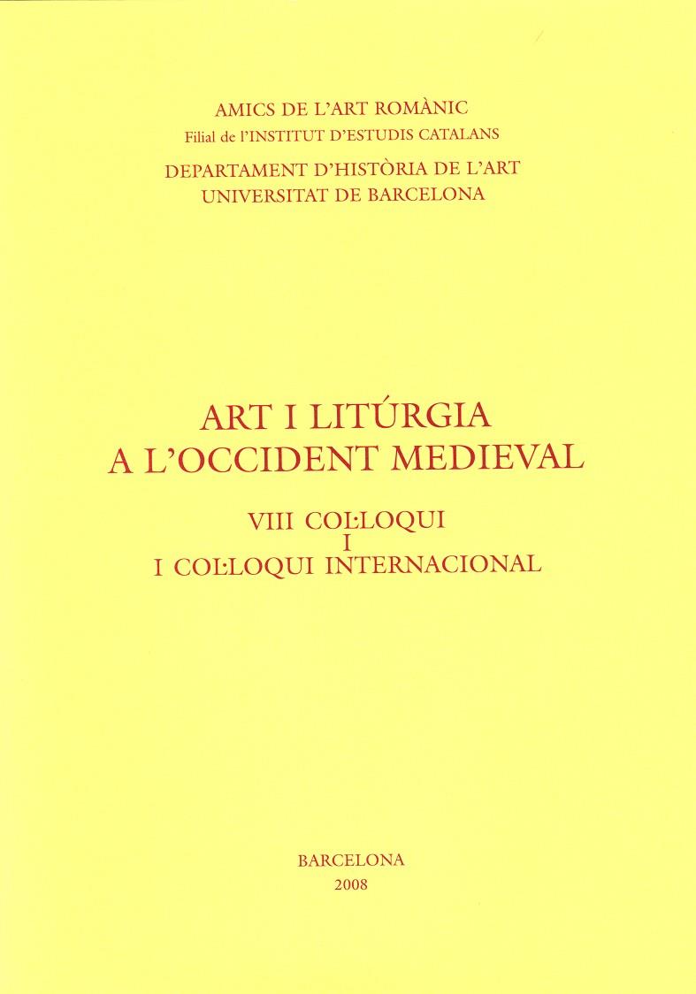 ART I LITÚRGIA A L'OCCIDENT MEDIEVAL | 9788472839878 | VARIOS AUTORES