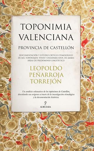 TOPONIMIA VALENCIANA | 9788410520363 | PEÑARROJA TORREJÓN, LEOPOLDO