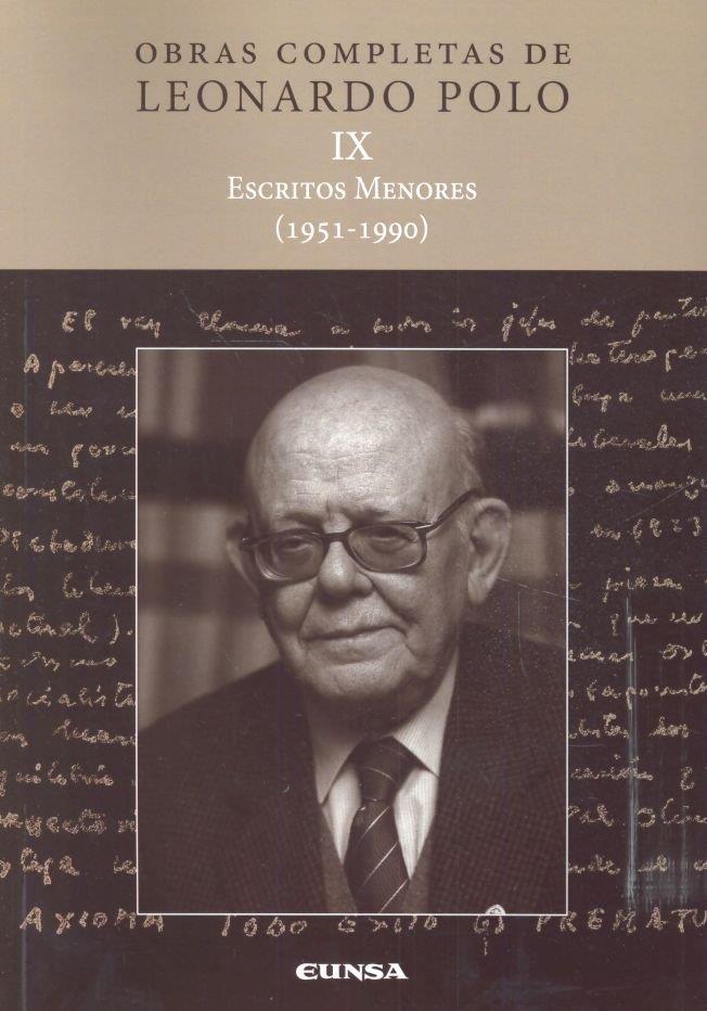 (L.P. IX) ESCRITOS MENORES (1951-1990) | 9788431331467 | POLO BARRENA, LEONARDO