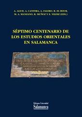 SEPTIMO CENTENARIO DE LOS ESTUDIOS ORIENTALES EN SALAMANCA | 9788490121764 | AGUD, A. / CANTERA, A. / FALERO, A.