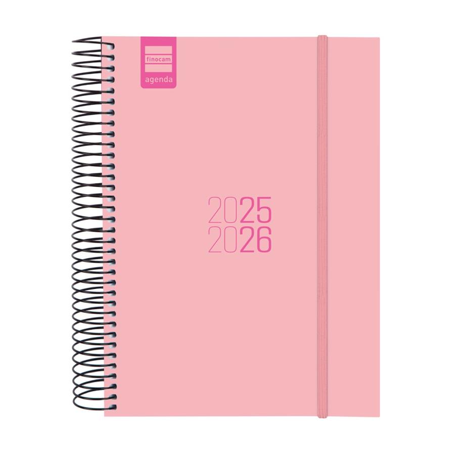 AGENDA ESPIRAL CURS ESPIR E10 1DP 25-26 ROSA | 8422952399186