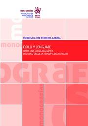DOLO Y LENGUAJE | 9788491439394 | FERREIRA CABRAL, RODRIGO LEITE