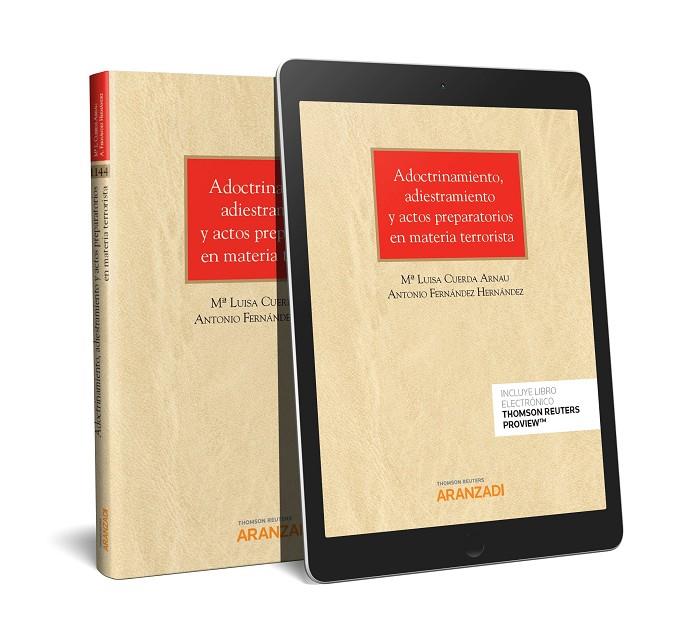ADOCTRINAMIENTO, ADIESTRAMIENTO Y ACTOS PREPARATORIOS EN MATERIA | 9788491778554 | CUERDA, ARNAU