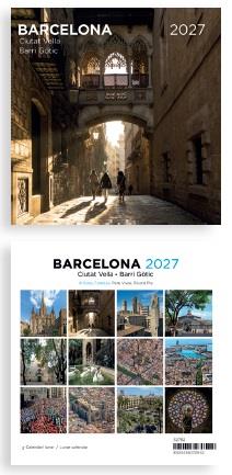 CALENDARI 2027 SOBRETAULA (14X15 CM) BARCELONA 2 (CIUTAT VELLA) | 8424455270542