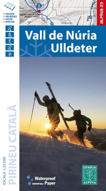 VALL DE NÚRIA - ULLDETER : MAPA D'HIVERN [2020] | 9788480908535