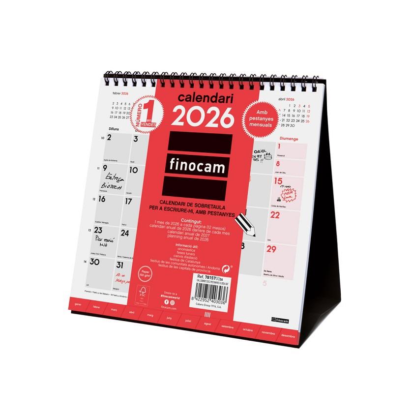 CALENDARI ANUAL CAL.SOBRET.ESC.PESTANYES S 2026 | 8422952403036