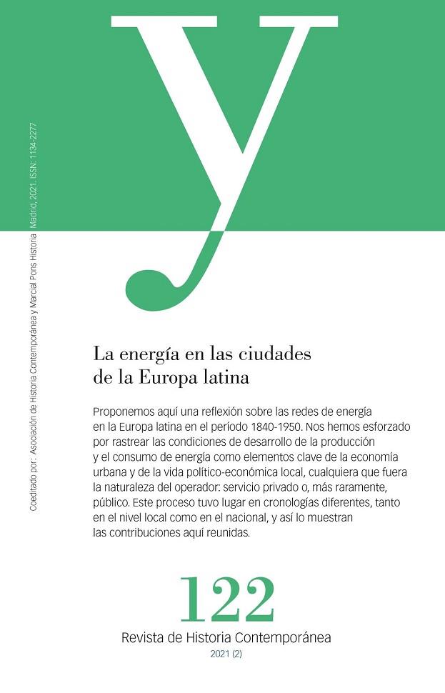 REVISTA AYER 122 : LA ENERGÍA EN LAS CIUDADES DE LA EUROPA LATINA | 9788417945961 | FERNÁNDEZ, ALEXANDRE