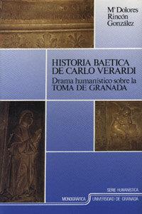 HISTORIA BAÉTICA DE CARLO VERARDI | 9788433815019 | RINCÓN GONZÁLEZ, Mª D.