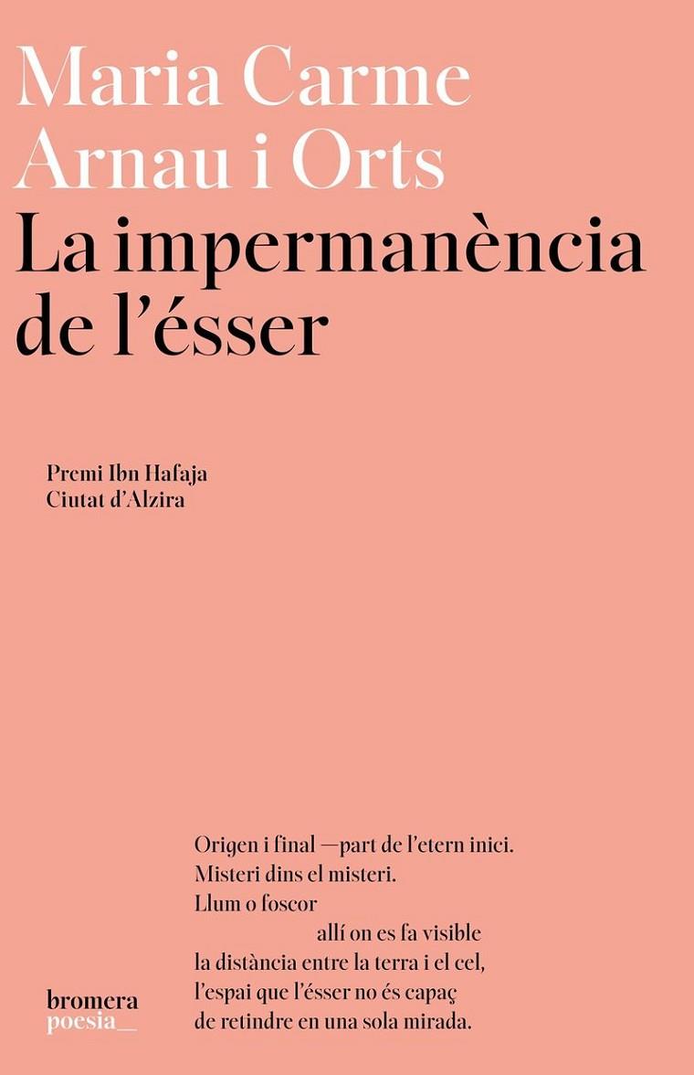 IMPERMANÈNCIA DE L'ÉSSER, LA | 9788413589244 | ARNAU, MARIA CARME