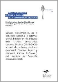 MAPA DE EXCELENCIA EN FÍSICA Y QUÍMICA DE LAS UNIVERSIDADES ESPAÑOLAS | 9788484581857 | ROVIRA, LLUÍS