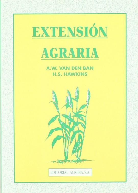 EXTENSIÓN AGRARIA | 9788420008011 | BAN, A. W. VAN DEM / HAWKINS, H. S.