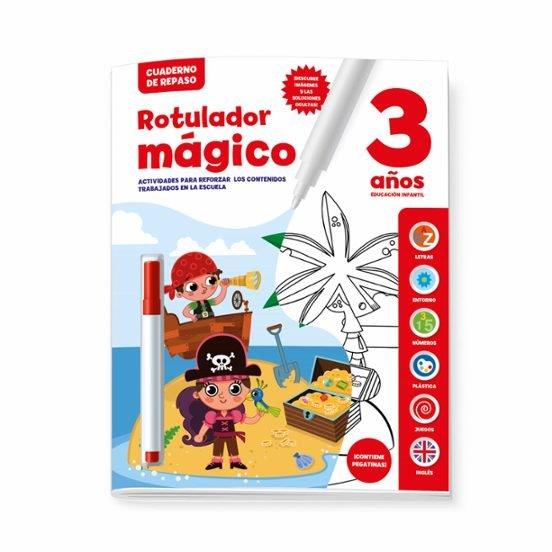 CUADERNO DE REPASO 3 AÑOS ROTULADOR MAGICO | 9788410133464 | IMAGILAND