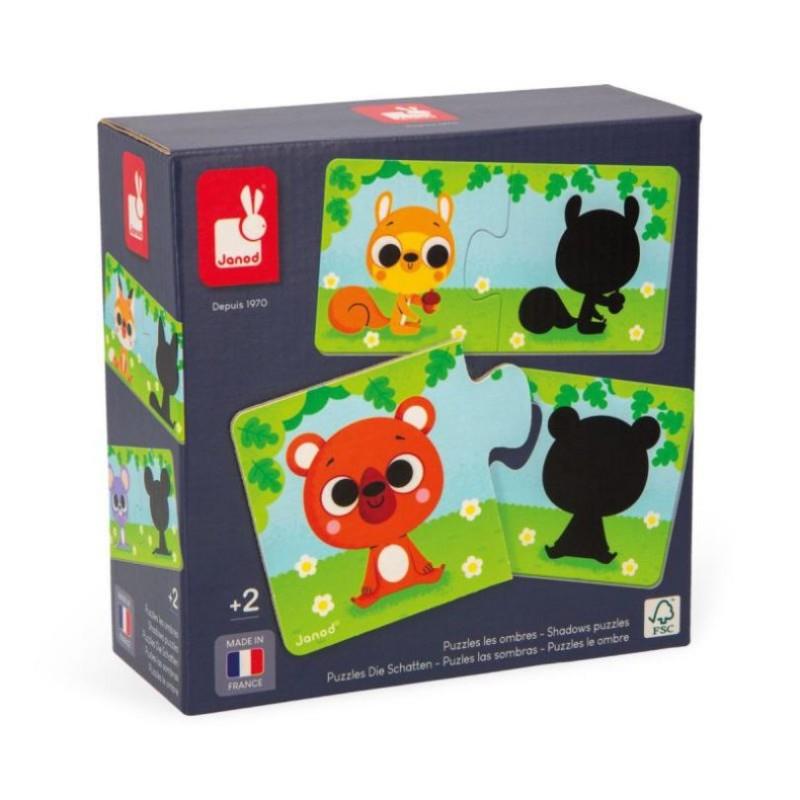 PUZZLE LOS ANIMALES Y SU SOMBRA | 3700217327019