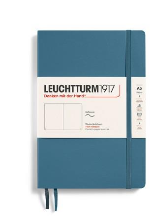 NOTEBOOK POCKET A6 SOFTCOVER STONE BLUE | 4004117610905