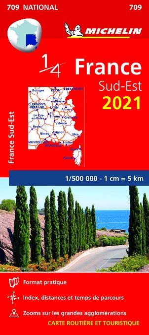 FRANCE SOUTH EAST : MAPA 709 | 9782067249059 | VARIOS AUTORES