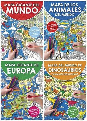 MAPA GIGANTE PARA COLOREAR | 9788467767230 | SUSAETA, EQUIPO