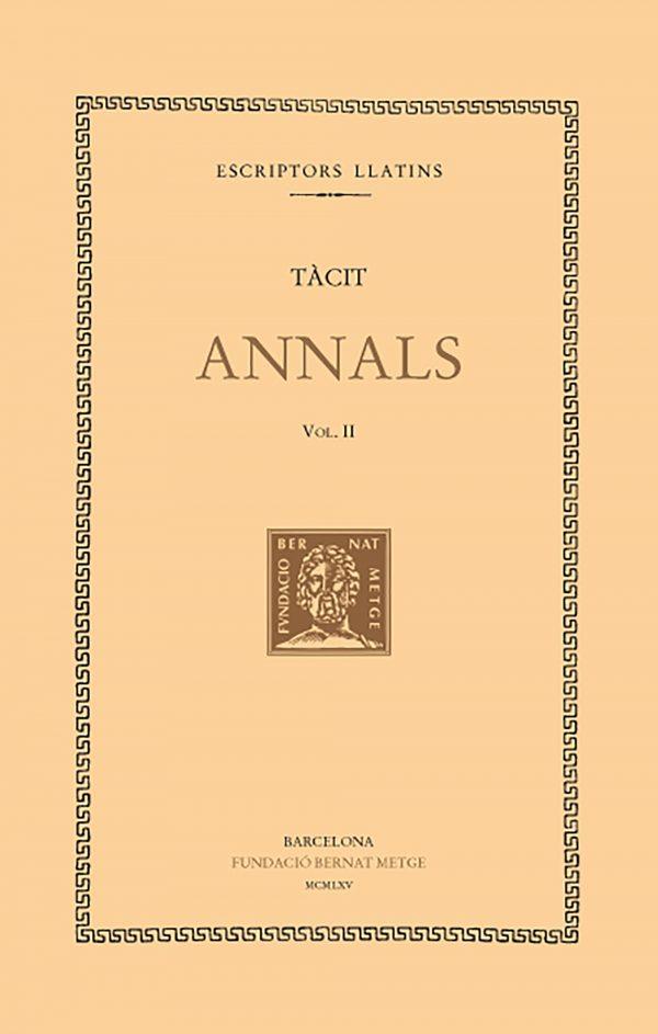 ANNALS -  II | 9788472259256 | TACIT