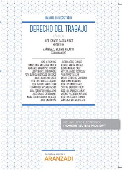 DERECHO DEL TRABAJO | 9788413084855 | GARCÍA NINET, JOSÉ IGNACIO