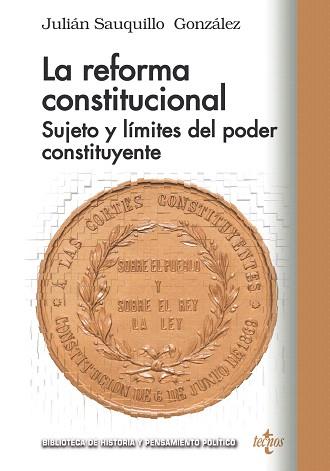 REFORMA CONSTITUCIONAL, LA | 9788430973989 | SAUQUILLO GONZÁLEZ, JULIÁN