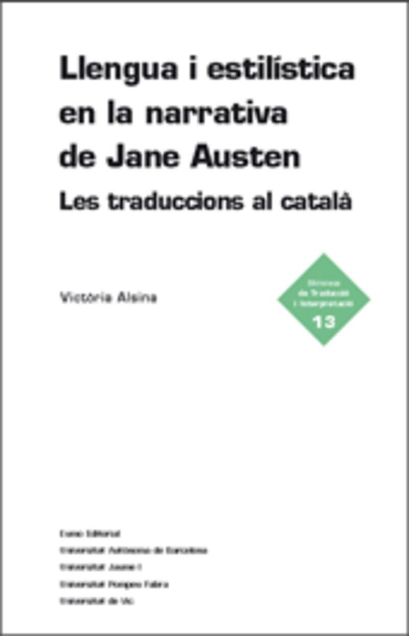 LLENGUA I ESTILÍSTICA EN LA NARRATIVA DE JANE AUSTEN | 9788497662253 | ALSINA KEITH, VITORIA