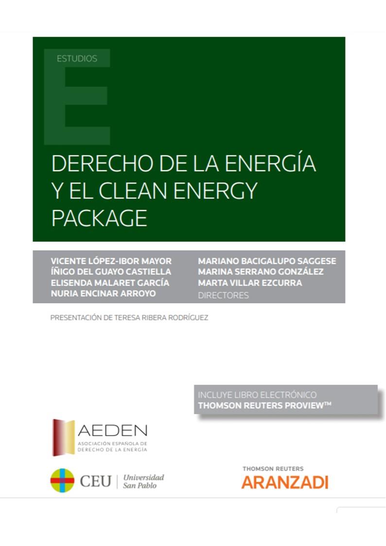 DERECHO DE LA ENERGIA Y CLEAN ENERGY PACKAGE | 9788413901985 | MALARET I GARCIA, ELISENDA