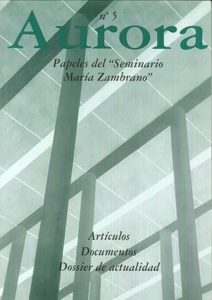 AURORA 05 PAPELES DEL "SEMINARIO MARÍA ZAMBRANO" | 977157550400205