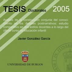 ANÁLISIS DE LA CONSTRUCCIÓN CONJUNTA DEL CONOCIMIENTO EN LOS DEBATES POSTNARRATIVOS | 9788496394612 | GONZÁLEZ GARCÍA, JAVIER