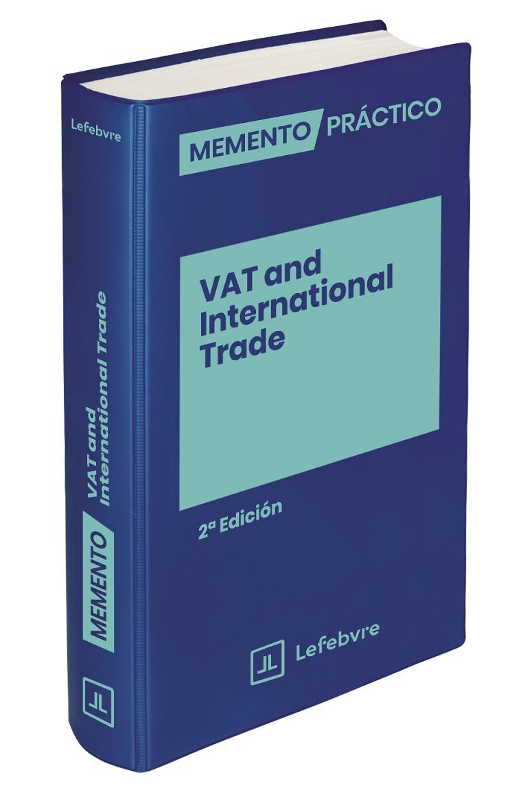 MEMENTO VAT AND INTERNATIONAL TRADE | 9791387732943 | SANCHEZ, FRANCISCO JAVIER