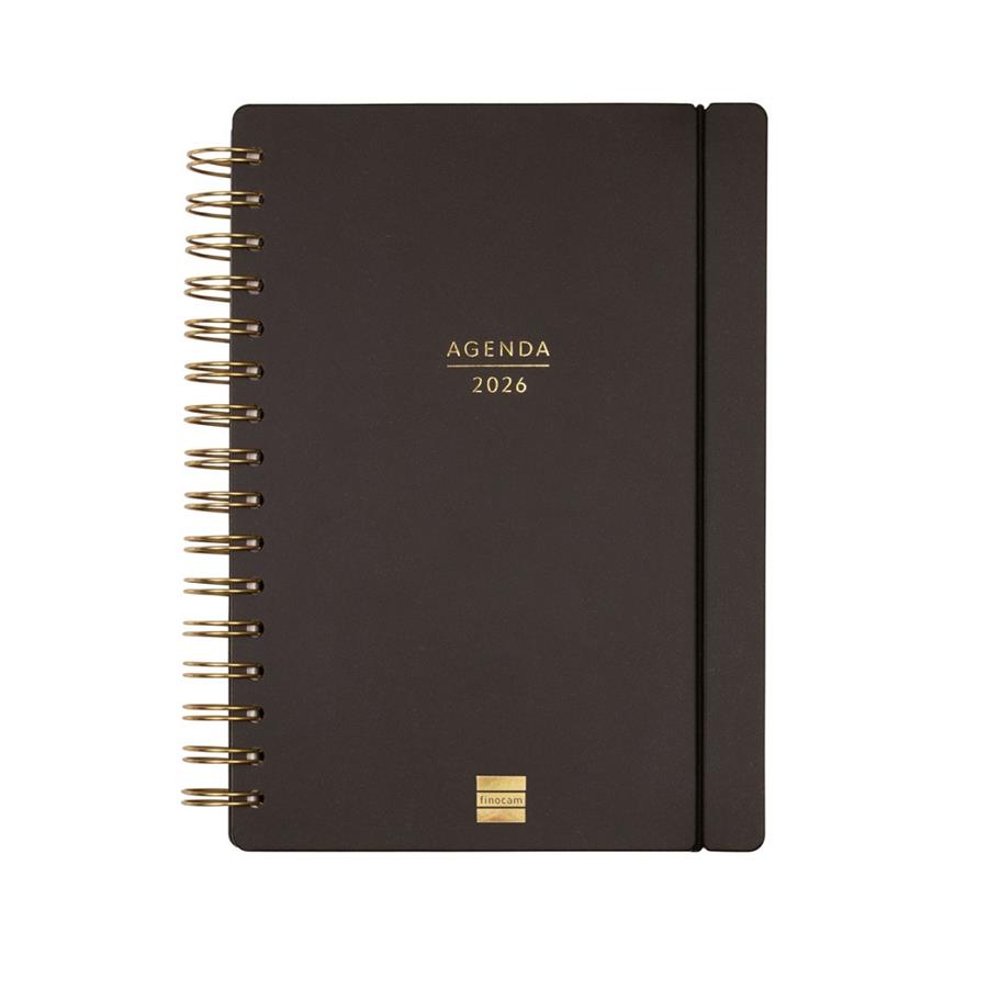 AGENDA ESPIRAL DOBLE 16 MESOS 16M.HAIKU E10 SVH 25-26 NEGRE | 8422952396833