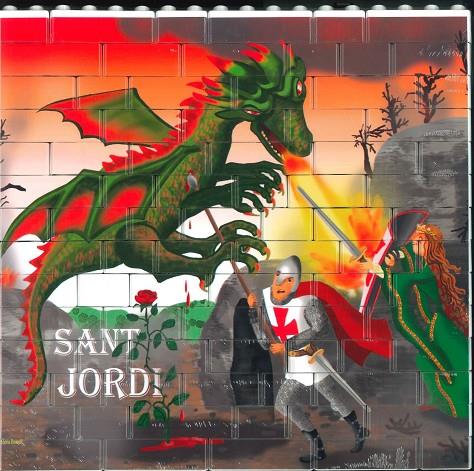 PUZZLE SANT JORDI 84 PECES DE PLÀSTIC | 8412499840005