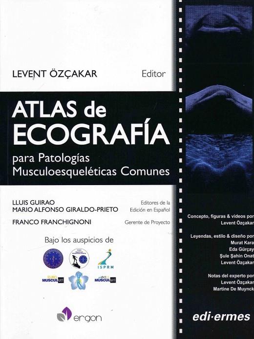 ATLAS DE ECOGRAFÍA PARA PATOLOGÍAS MUSCULOESQUELÉTICAS COMUNES | 9788870515787 | ÖZÇAKAR, LEVENT