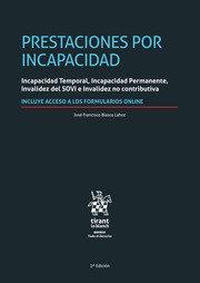 PRESTACIONES POR INCAPACIDAD 2ª EDICION | 9788411305228 | BLASCO LAHOZ, JOSE FRANCISCO