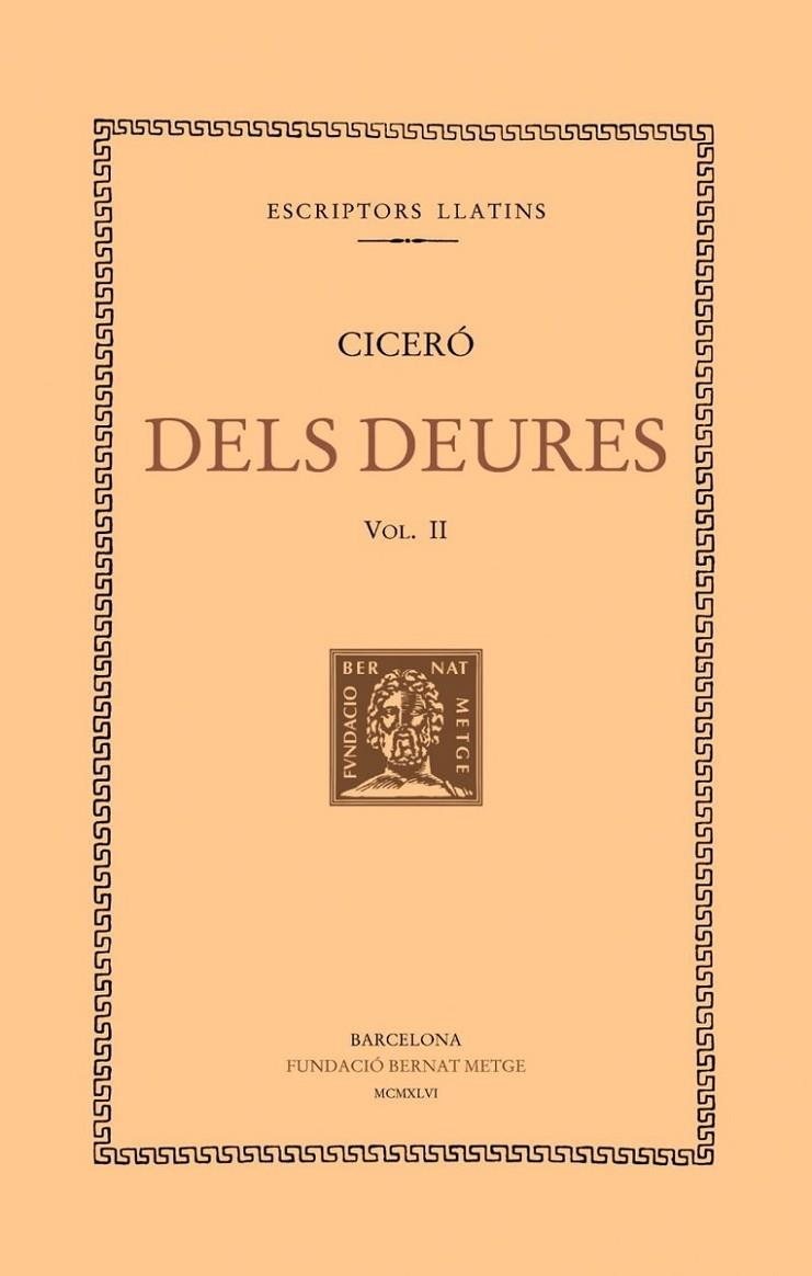 DELS DEURES  II | 9788498591682 | CICERO, MARC TUL·LI