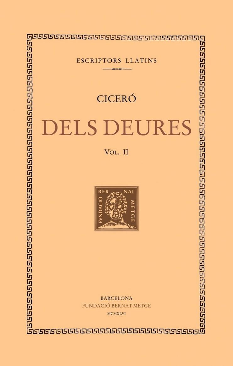DELS DEURES  II | 9788498591682 | CICERO, MARC TUL·LI